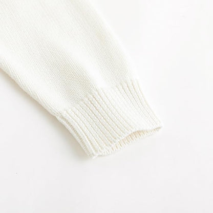 Simplee kids Baby Girl Knit Sweater with Bear in The Pocket Toddler Pullover Sweater Cute Fall Winter Clothes