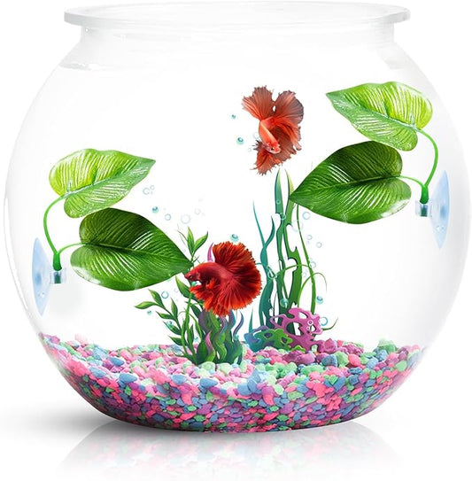 CousDUoBe 1 Pack Betta Fish Leaf Pad Improves Betta's Health by Simulating The Natural Habitat - Natural, Organic, Comfortable Rest Area for Fish Aquarium Ornaments