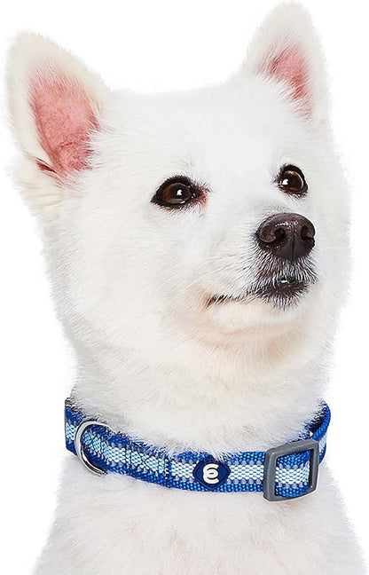 Blueberry Pet Large Dog Collar in Reflective Navy Blue | Adjustable Classic Nylon Strap for Big Breeds | Durable, Stylish & High-Visibility Dog Gear