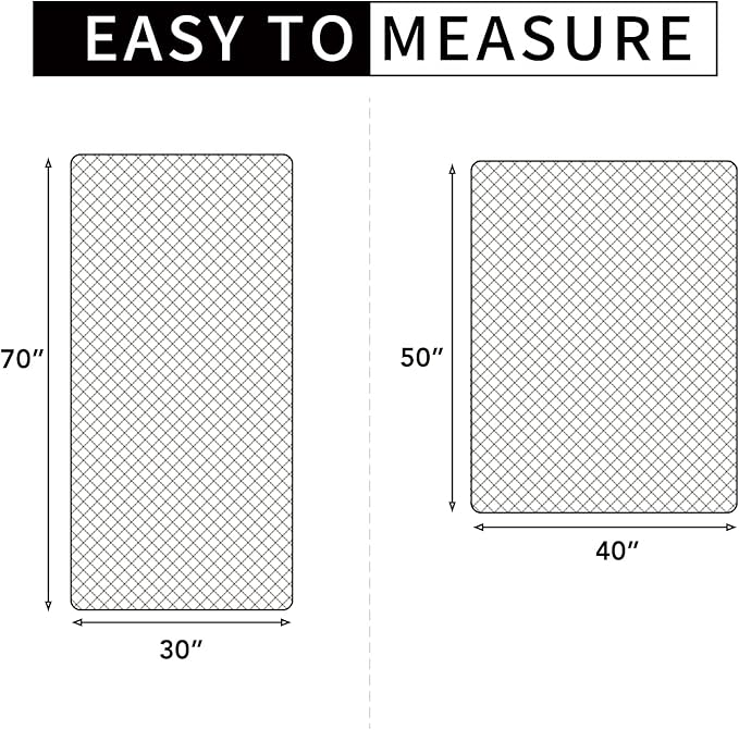 Easy-Going 100% Waterproof Dog Bed Cover, Non-Slip Pet Blanket for Furniture, Washable Couch Cover, Repleasement Sofa Cover (40X50 in,Black)