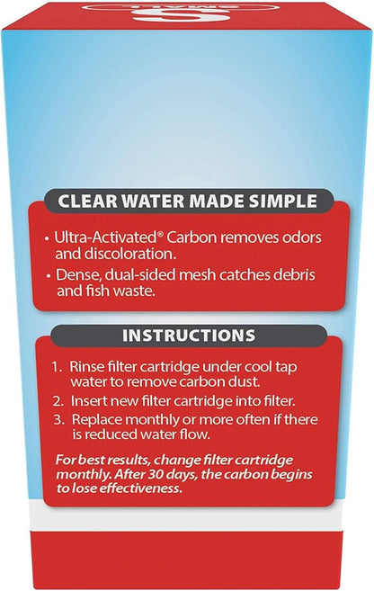 Tetra Filter Aquarium Cartidges,Removes Odors and Discoloration,Ready to Use,Small Whisper Filters,6 Count (Pack of 2)