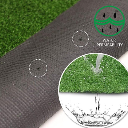 Petgrow Synthetic Artificial Grass Turf 13FTX78FT for Indoor Outdoor Dog Synthetic Grass Mat, Party Wedding Christmas Balcony Garden Astro Turf Rug,Drainage Holes Faux Fake Grass Rug Carpet for Pets