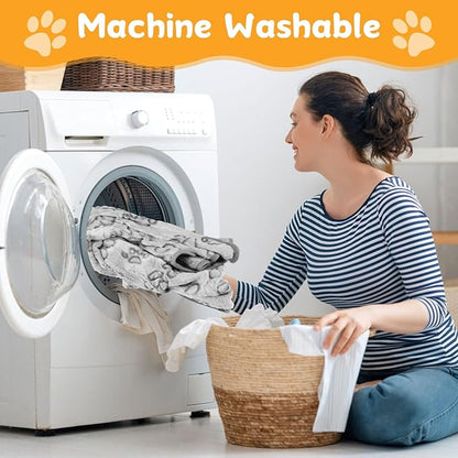 Dog Blankets for Small, Medium Dogs, Puppy Blanket Washable, Dogs Essentials for Puppies, Cat (63" x 40",1)