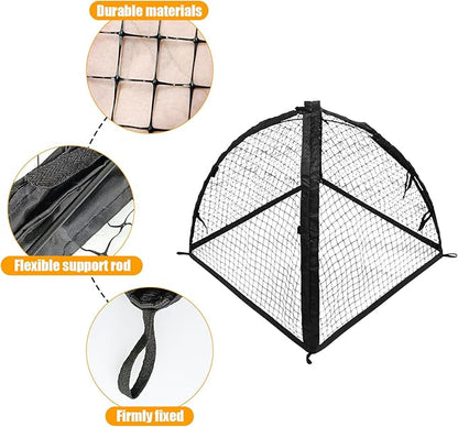 Strawberry Plant Protector,22 x22 x 22 Inch Cloche Dome for Plants,Plant Protection Tent For Plant Cages to Keep Animals Out,Mesh Plant Cover for Plant Protectors from Animals,Chicken Wire Cloche 1PC