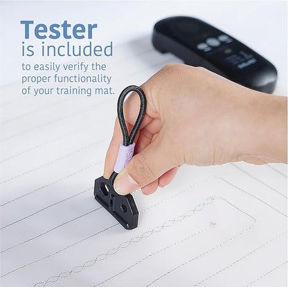 SVD.PET (2-Pack Pet Training Mat with Tester, Pet Shock Pad, Dogs & Cats Electronic Repellent mat for Indoor, 3 Training Modes, 5 Levels, Pet Safe Mode (Black controler 22" X 16")