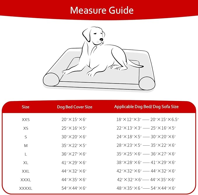 Waterproof Dog Bed Covers Replacement Washable Pet Hair Easy to Remove, Noiseless Quilted Puppy Pet Bed Cover Lovely Grey Star Print 35x44 Inches, for Dog/Cat, Cover Only