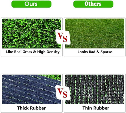 Artificial Grass, Professional Dog Grass Mat, Potty Training Rug and Replacement Turf Outdoor Rug Patio Lawn Decoration, Easy to Clean with Drainage (39.4 x 19.7 inch)
