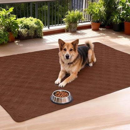 hyha Waterproof Dog Blanket, Reversible Pet Bed Blanket, Soft Sofa Couch Cover for Dogs Washable, Waterproof Pet Couch Covers for Sofa Puppy Cats Furniture Protector(68"x82", Brown/Beige)