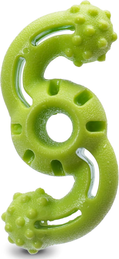 Arm & Hammer for Pets Nubbies Dog Dental Toys TPR Wave Toy, Mint Flavored, Chew Toy for Dogs, Best Dog Chew Toy for Gentle Chewers, Reduces Plaque & Tartar Buildup Without Brushing