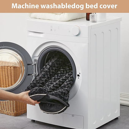 WNPETHOME Dog Beds for Large Sized Dogs, Washable Orthopedic Dog Couch Sofa Bed with Waterproof Lining & Non-Skid Bottom for Pet Sleeping