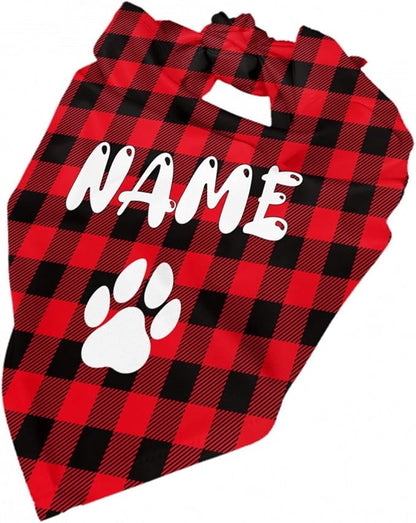 Custom Dog Bandana Add Your Text Photo Name Personalized Neckwear Bandanas Soft Customized Pet Scarf with Your Design Funny Gifts for Cat Dog Pet Style 01
