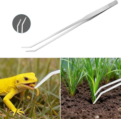 Carefree Fish 9IN1 Aquarium Cleaning Tools Long Handle Adjustable Length 20~36Inch Fish Tank Cleaner Kit Algae Scraper Scrubber Brushes Set Plant Scissor Long Tweezer