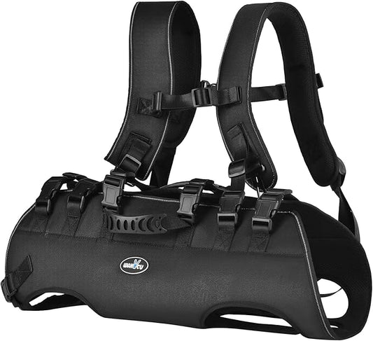 Dog Lift Harness Sling Carrier for Dogs Hind Leg Stair Support Old, Disabled, Joint Injuries, Arthritis, Large Dogs Up and Down Stairs, Cars(33-66 LBS)