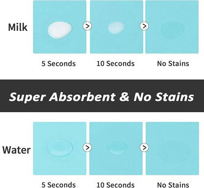 Dog Food Mat - Absorbent Cat Mat for Food and Water, No Stains Pet Feeding Bowl Mat, Easy to Clean Pet Placemats, Quick Dry Dog Water Dispenser Mat for Messy Drinkers | Paw Teal 16"x 24"