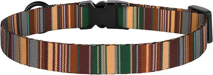 Cat Collars 2 Pack - Soft Cute Breakaway Collar with Bell, Adjustable Safety Kitten Collars for Girl & Boy Cats – Comfortable Stylish Patterned Print Lightweight (Serape + Native)