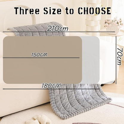 Sofa Cover Fuzzy Couch Cover for Pet, Couch Covers for Dogs Washable Non-Slip Sofa Slipcover Cushion Protector Pets Friendly Mat Bed