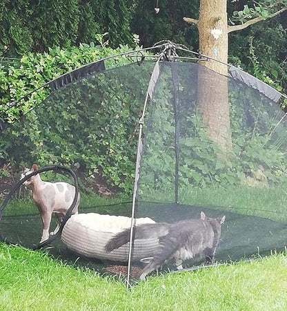 Portable Large Pop Up Pet Cat Tents Enclosures for Outside Patio