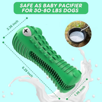 Dog Toys for Aggressive Chewers Large Medium Breed, Indestructible Dog Toothbrush Chew Toys, Squeaky Interactive Tough Extremely Durable, Dogs Toys to Keep Them Busy