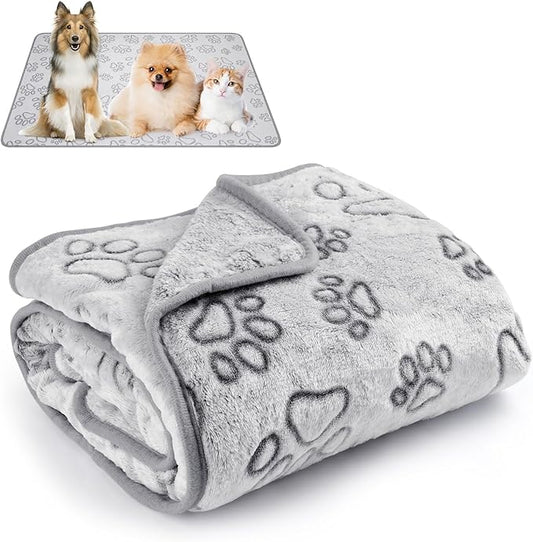 Dog Blankets for Small, Medium Dogs, Puppy Blanket Washable, Dogs Essentials for Puppies, Cat (63" x 40",1)