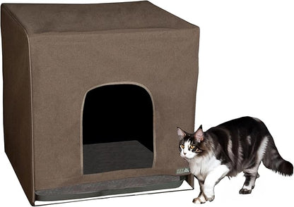 Pet Gear Pro Pawty for Cats with Tray, Put an end to Scattered Litter, Foldable, Easy Clean, Litterbox not Included, 2 Models, 2 Colors