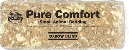 Oxbow Pure Comfort Bedding, Rabbit, Hamster, & Guinea Pig Bedding, Bunny Supplies for Litter Box, Pet Safe, Bunny Litter Box, Guinea Pig Cage, 99.9% Non-Dust, Blended, 178 Liter Bag