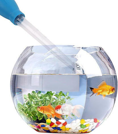 2 Set Manual Fish Tank Cleaning Tools with Extension Pipe and L Shaped Extension Pipe,30ml Aquarium Water Changer,28.9 Inches Siphon Dropper for Fish Bowl Waste Remover,Coral Feeder(Green)
