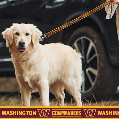 Pets First NFL Washington Commanders Dog & Cat Collar, Small Football Team Collar, Shiny & Colorful, Licensed by The NFL, Team Color (WAC-3588-SM)