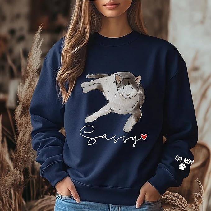 CHIARA CONTI11 Custom Dog Hoodie, Custom Pet Gifts, Custom Dog Shirt, Custom Dog Sweatshirt, Valentine's Day Gift