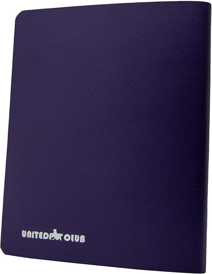 Color Premium PU Leather stitch-sewn US Pet Passport Medical Record for Pet Health and Vaccination English + Spanish for Cat, Dog, Puppy and Kitten (Purple, Single)