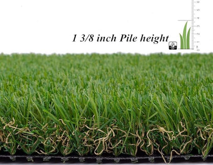 ALTRUISTIC Artificial Grass 9FTX94FT(846 Square Feet), Realistic Fake Grass Deluxe Turf Synthetic Thick Lawn Pet Turf, 1 3/8” Height, Outdoor Decor, Customized