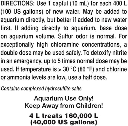 Seachem Prime Fresh and Saltwater Conditioner - Chemical Remover and Detoxifier 1 gal