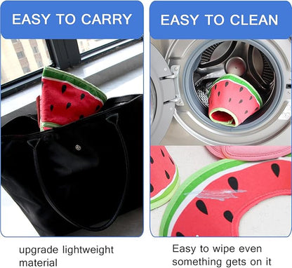 Soft Dog Cone, Lightweight Elizabethan Collar for Dogs, Adjustable Soft Cones for Dogs/Cats to Stop Licking After Surgery, Cute Watermelon Cone of Shame Alternatives for Pets (Small)