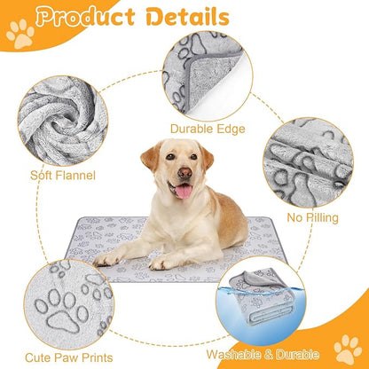 Dog Blankets for Small, Medium Dogs, Puppy Blanket Washable, Dogs Essentials for Puppies, Cat (41" x 30",1)