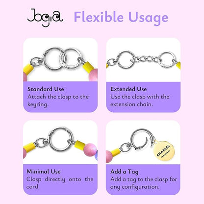 Beaded Dog Necklace Collar, Adjustable Jewelry-Inspired Design with Sparkle Beads (Iridescent Pastels, Small)