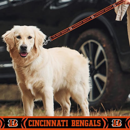 NFL Cincinnati Bengals X-Large Football Team Collar for Dogs & Cats - Shiny & Colorful Licensed by The NFL