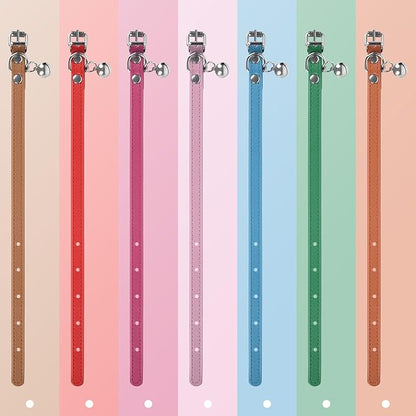 XS Dog Collar for Teacup Adjustable Teacup Dog Collar for Small Medium Large Dogs 3/8 inch Width (Golden, XS)