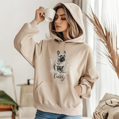 CHIARA CONTI11 Custom Dog Hoodie, Custom Pet Gifts, Custom Dog Shirt, Custom Dog Sweatshirt, Valentine's Day Gift