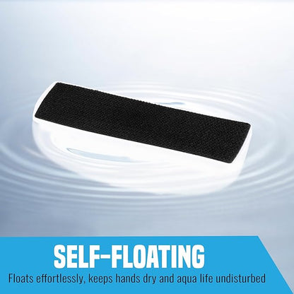 JOR Magnetic Scrubber for Aquarium Fish Tank, Scratch-Free Glass Scraper, Keep Hands Dry, Non-Slip, Self-Floating Strong Cleaning Magnet, Aquarium Cleaner for Acrylic Tanks