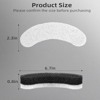 Cat Water Fountain Filter Pet Drinking Fountain Filter, Compatible with DF10 & DF30 Automatic Pet Water Dispenser Filter Replacement, Triple Filtration Pet Fountain Filters (8 Filters)