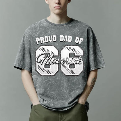 H-DEWALL Custom T Shirts Mineral Wash Tshirt Bootleg Rap Tee Customized Gifts for Boyfriend Birthday Shirts Tops for Women