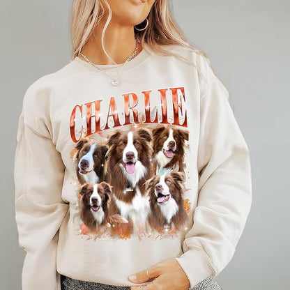 Mit & Mia Custom Your Own Bootleg Rap Shirts for Boyfriend Girlfriend Face Shirt with Photo Gift for Him Her Pet Lovers