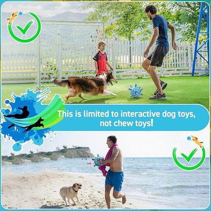 QDAN Dog Soccer Balls Toys : Premium Dog Soccer Ball with Straps, Outdoor Dog Toys, Pet Training Soccer for Medium Large (8 Inch)