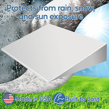 Plexidor Performance Pet Doors Universal Pet Door Awning - Door Canopy for Weather Protection, Spa, and Lawn Areas