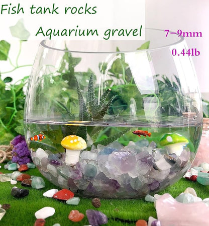 Clear Quartz Healing Crystal Chips Bulk Gemstones Sets Tumbled Crushed Stones Crushed Crystals Natural Rocks for Fountain Rocks Decoration Reiki Energy Balancing Meditation Aquarium Gravel 0.44lb