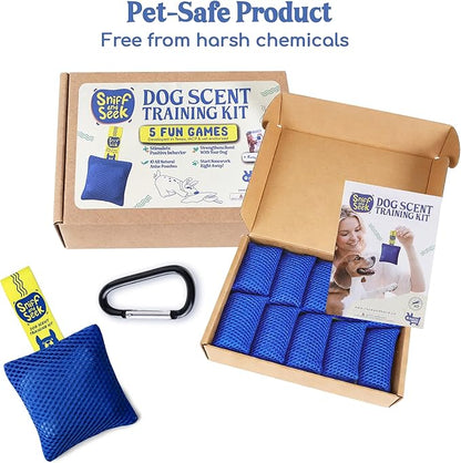 Race&Herd Original Dog Scent Training Kit, Scent Work Training Kit for Dogs - Nosework for Dog Mental Stimulation Agility Training Equipment for Dogs, Brain Games Smell Training Kit for Loss of Smell