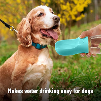 Mr. Pen- Dog Water Bottle, 19 oz, Large, Aqua Blue, Portable Dog Water Bottle Dispenser, Not Dishwasher Safe