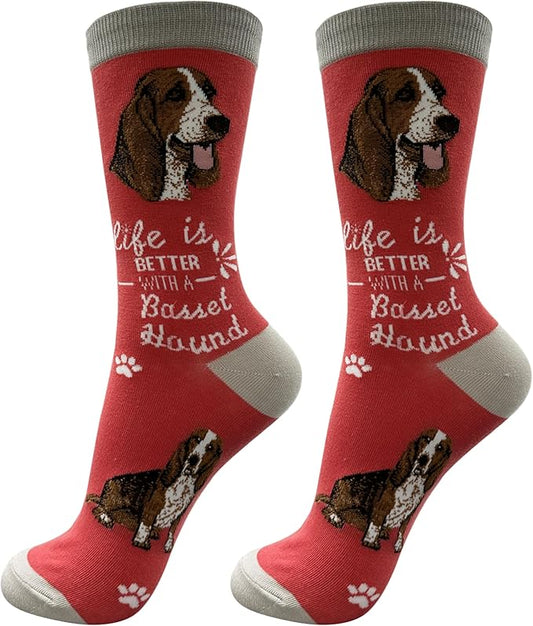 E&S Pets Pet Lover Socks - Dog & Cat Socks - Unisex Novelty Gifts