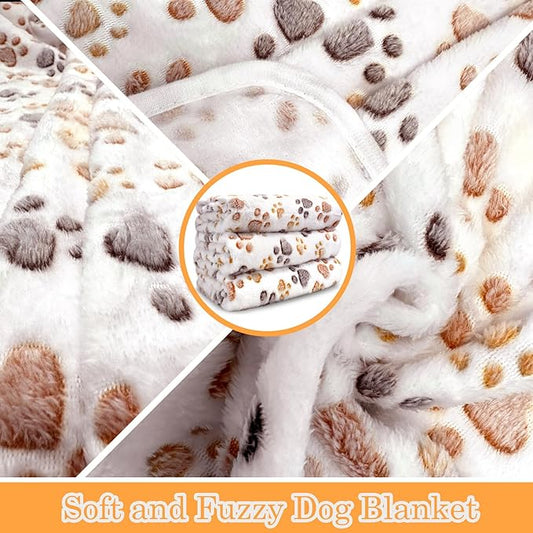 Dog Blankets for Medium Large Dogs Washable, 3 Pack Pet Blanket Washable 41" x 31", Fuzzy Soft Puppy Throw Cover for Kennel Crate Bed