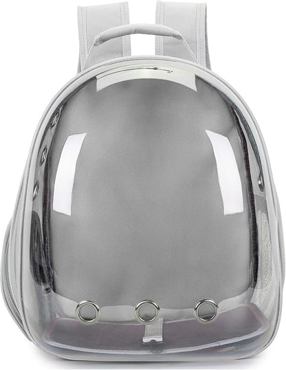 Cat Bubble Backpack Carrier for Small Medium Dogs Cats Carrying Bag, Airline Approved Pet Travel Carrying Bag Dog Hiking Walking Outdoor Backpack (Gray)