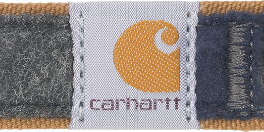 Carhartt Pet Fully Adjustable Webbing Collars for Dogs, Reflective Stitching for Visibility, Blanket Stripe, Medium